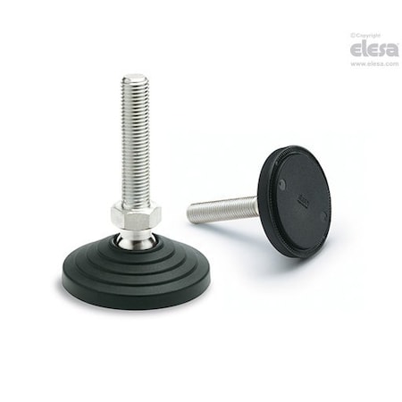 Elesa Levelling feet, LV.A-70-14-SST-M12x68 LV.A-SST